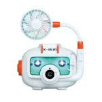 Παιδική Φωτογραφική Μηχανή Φυσαλίδων με Ανεμιστηράκι X-BLIB Bubble Camera