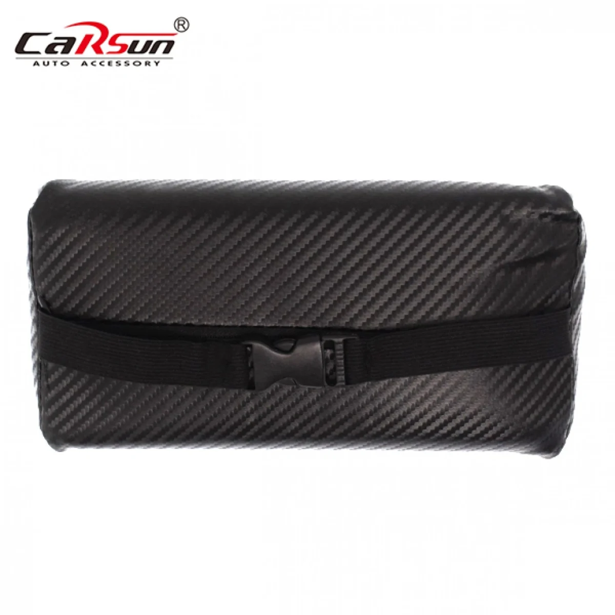 Ανατομικό Μαξιλάρι με Πλέξη Σχέδιου Carbon Υποστήριξης Αυχένα για Κάθισμα Αυτοκινήτου Carsun