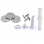 Ηλεκτρική Μηχανή Άλεσης Κιμά/Παρασκευής Λουκάνικων Λευκή Hoomei HM-6266 1200W