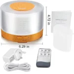 Συσκευή Αρωματοθεραπείας με LED Φωτισμό & Τηλεχειριστήριο 500ml