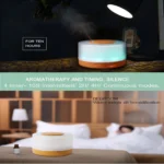 Συσκευή Αρωματοθεραπείας με LED Φωτισμό & Τηλεχειριστήριο 500ml