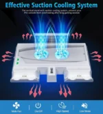 Βάση 4 σε 1 Ψύξης PS5 με Ενσωματωμένη Βάση Γρήγορης Φόρτισης 2 Χειριστηρίων, Θέση για Ακουστικά & Κρυφή Συρόμενη Βάση 12 Παιχνιδιών, OIVO IV-P5249