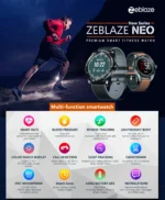 Αδιάβροχο Smartwatch με Οθόνη Αφής - Zeblaze NEO 1.3inch Full-round Touch Screen Blood Pressure Heart Rate Monitor