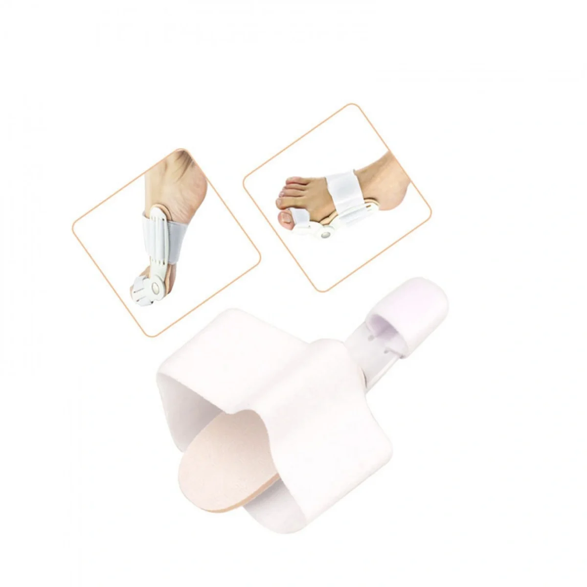 Σετ 2 Τεμαχίων Νάρθηκας για το Κότσι με Κινούμενο Βραχίονα - Άρθρωση Bunion Aid