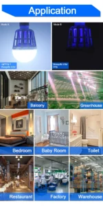 Λάμπα LED & Ηλεκτρικό Εντομοκτόνο 2 σε 1 Εξολοθρευτής Κουνουπιών - Mosquito Killer Lamp