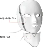 LED Μάσκα Φωτοθεραπείας Προσώπου-Λαιμού με 7 Χρώματα - Colorfull Led Beauty Mask