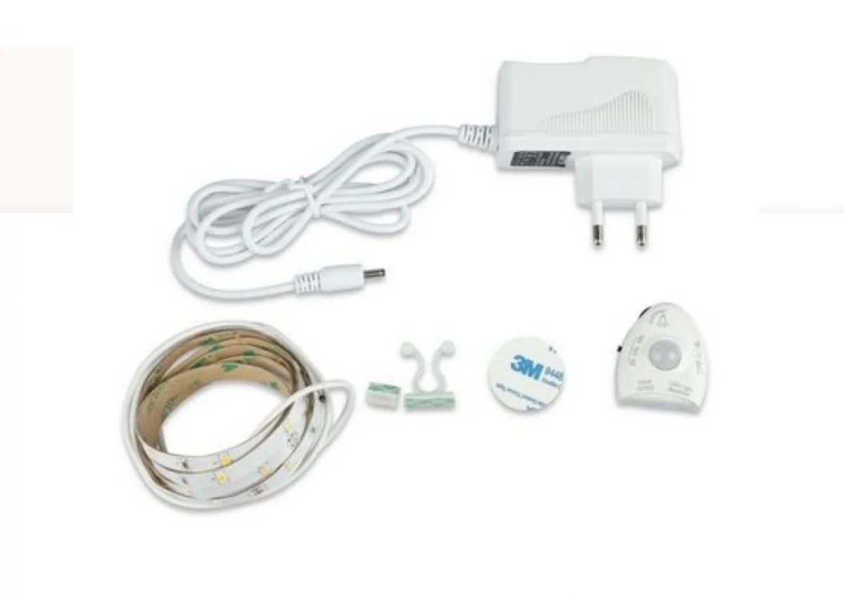 Σετ Led Ταινία με Αισθητήρα Κίνησης για Κρεβάτι 12V 3W 30led Warm White 3000K