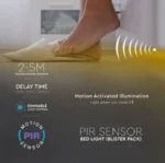 Σετ Led Ταινία με Αισθητήρα Κίνησης για Κρεβάτι 12V 3W 30led Warm White 3000K