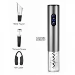 Σετ Κρασιού με Ηλεκτρικό Ανοιχτήρι με φωτισμό LED & 3 Αξεσουάρ - Electric Wine Opener