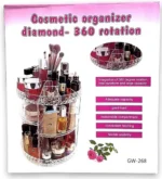 Βάση Οργάνωσης Καλλυντικών Πολλαπλών Θέσεων Περιστρεφόμενη 360° GW-268