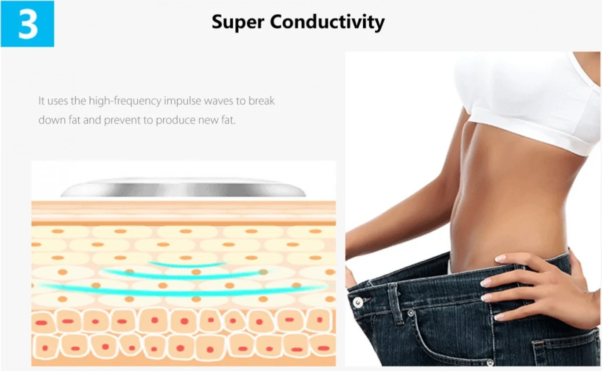 Επαναφορτιζόμενη Συσκευή Αδυνατίσματος & Εκγύμνασης Μυών - Μηχάνημα Ηλεκτρομυικής Διέγερσης - Radio Sculpting Slimming Instrument