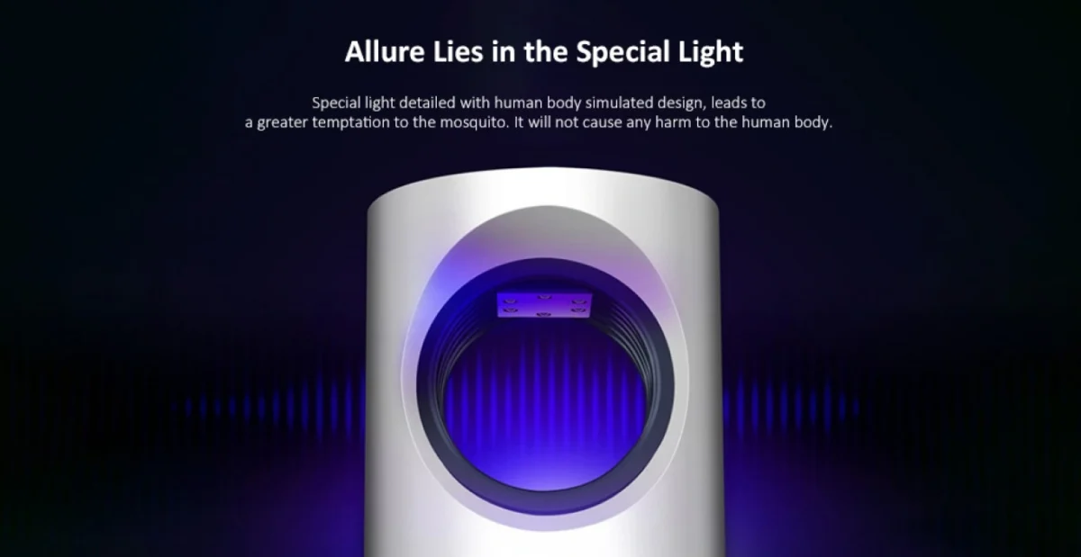 Οικολογικός Εξολοθρευτής Κουνουπιών & Εντόμων με Αναρρόφηση και Φωτοκατάλυση - Photocatalysis Mosquito Killer