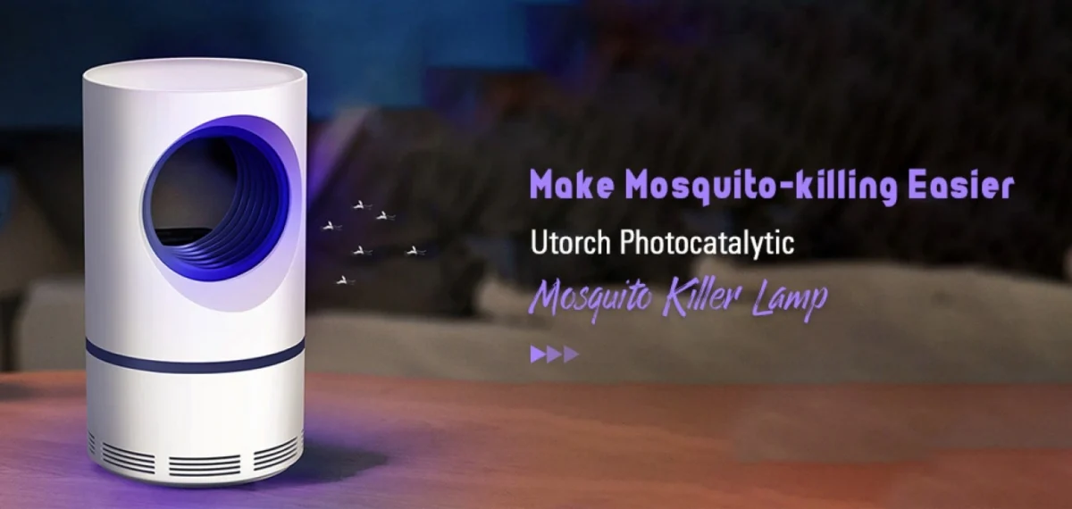 Οικολογικός Εξολοθρευτής Κουνουπιών & Εντόμων με Αναρρόφηση και Φωτοκατάλυση - Photocatalysis Mosquito Killer
