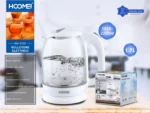 Βραστήρας 1.7lt 2200W Λευκός Hoomei HM-5550