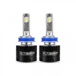 Φώτα Αυτοκινήτου LED COB 360ᵒ Η4 14400LM (2x7200) & 60W (2x30) με Φιλμ Χρώματος 3000K, 6500K, 8000K CAN BUS