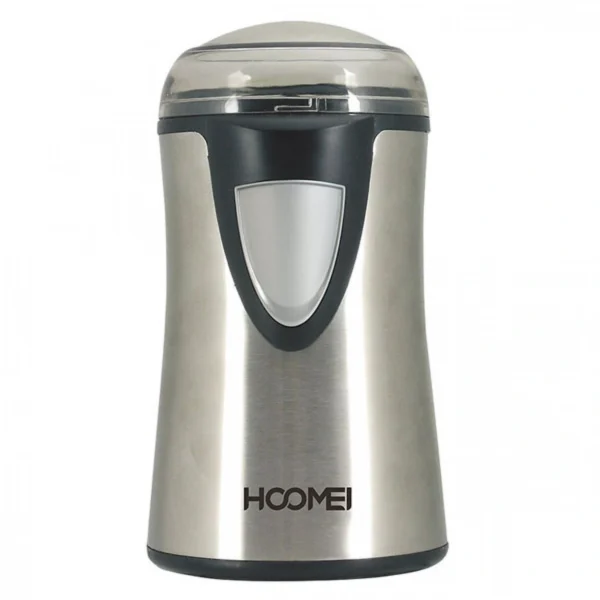 Ηλεκτρικός Μύλος Καφέ 150W με Χωρητικότητα 50gr Ασημί Hoomei HM-5725
