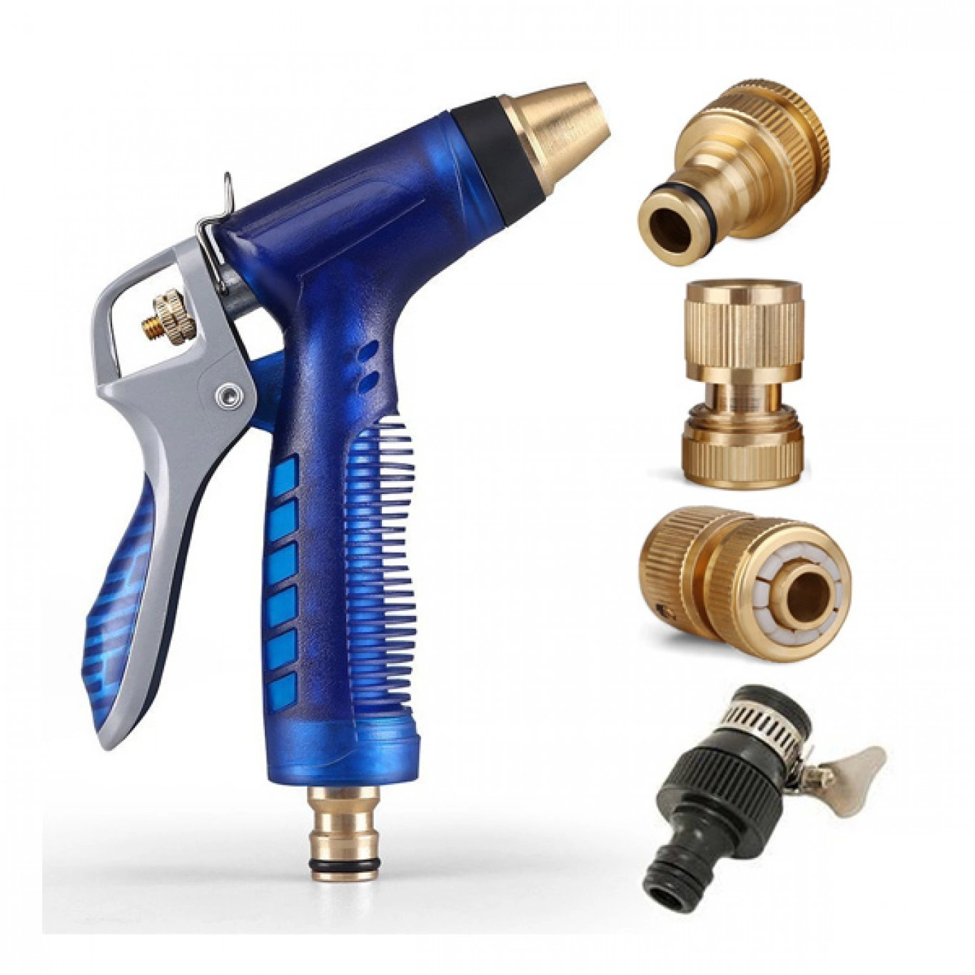 Μεταλλικό Πιστόλι Ψεκασμού Νερού με Ρακόρ Σύνδεσης - Garden Hose Nozzle Μεταλλικό Πιστόλι Ψεκασμού Νερού με Ρακόρ Σύνδεσης - Garden Hose Nozzle