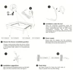 Σετ 2 Αυτοκόλλητες Ταινίες LED με Αισθητήρες Κίνησης 2x120cm Θερμού ή Ψυχρού Φωτισμού, Προγραμματισμό Χρόνου Απενεργοποίησης, 2.8W 260lm OEM