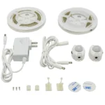 Σετ 2 Αυτοκόλλητες Ταινίες LED με Αισθητήρες Κίνησης 2x120cm Θερμού ή Ψυχρού Φωτισμού, Προγραμματισμό Χρόνου Απενεργοποίησης, 2.8W 260lm OEM