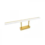 Επιτοίχιο Χρυσό LED 16W Φωτιστικό - Ράγα 70 cm με Τηλεσκοπικούς Βραχίονες - Ελευθερία Κίνησης 180º - Λευκό Φως με 120º Γωνία Προβολής OEM