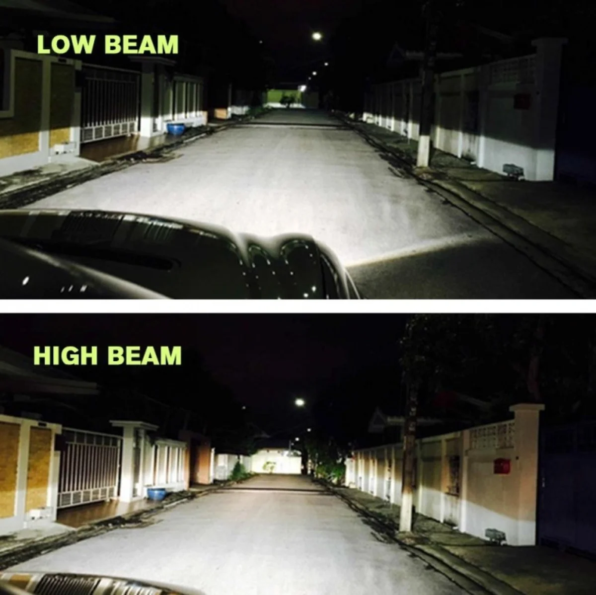 2x Nighteye Λαμπτήρες LED Φώτα Πορείας H4 80W 6500K N1 A393 12000Lm