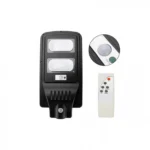 Αδιάβροχος Ηλιακός Προβολέας LED Φωτιστικό Δρόμου/Εξωτερικό Φως με Αισθητήρα Κίνησης Led 60W Solar Energy Panel IP65 AP79246