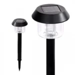 Αδιάβροχο Ηλιακό Φωτιστικό-Πάσσαλος Κήπου Inox LED IP65 Σετ 4 Τμχ ARRANGO AP79190