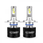 2x NOVSIGHT Aδιάβροχοι Λαμπτήρες LED H4 Φώτα Πορείας Λευκού Φωτισμού 360° 80W 14400LM 5500K A500 N16