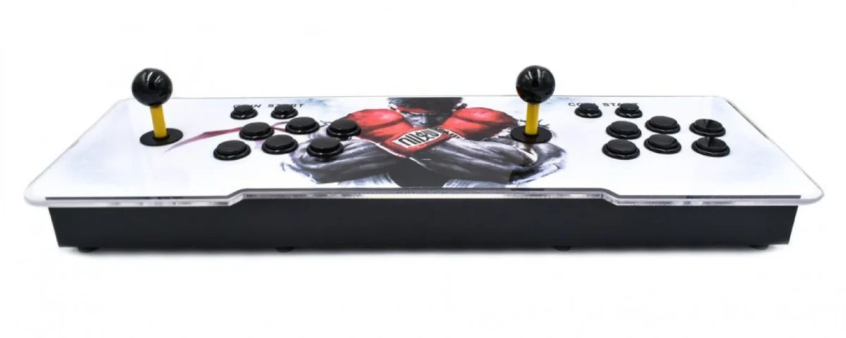 HD Κονσόλα Ρετρό για 2 Παίχτες 2448 σε 1 YOG Pandora Box 3D Arcade Games Fighting Edition HDMI, VGA, USB - ABS Λευκό