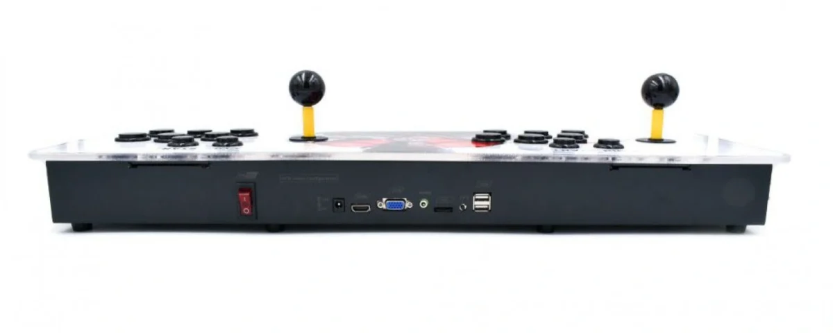 HD Κονσόλα Ρετρό για 2 Παίχτες 2448 σε 1 YOG Pandora Box 3D Arcade Games Fighting Edition HDMI, VGA, USB - ABS Λευκό