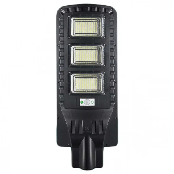 Αδιάβροχος Ηλιακός Προβολέας LED Φωτιστικό Δρόμου/Εξωτερικό Φως με Αισθητήρα Κίνησης Led 120W Solar Energy Panel IP65 AP79274