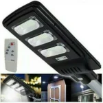 Αδιάβροχος Ηλιακός Προβολέας LED Φωτιστικό Δρόμου/Εξωτερικό Φως με Αισθητήρα Κίνησης Led 120W Solar Energy Panel IP65 AP79274