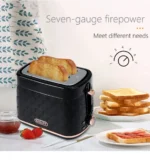 Φρυγανιέρα 2 Θέσεων 650W Inox Hoomei HM-5918 Με 6 Επίπεδα Ψησίματος