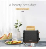 Φρυγανιέρα 2 Θέσεων 650W Inox Hoomei HM-5918 Με 6 Επίπεδα Ψησίματος