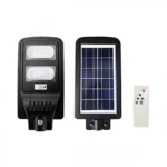 Αδιάβροχος Ηλιακός Προβολέας LED Φωτιστικό Δρόμου/Εξωτερικό Φως με Αισθητήρα Κίνησης Led 90W Solar Energy Panel IP65 AP79273
