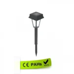 Αδιάβροχο Ηλιακό Φωτιστικό-Πάσσαλος Κήπου Inox LED IP65 Σετ 4 Τμχ ARRANGO AP79188