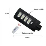 Αδιάβροχος Ηλιακός Προβολέας LED Φωτιστικό Δρόμου/Εξωτερικό Φως με Αισθητήρα Κίνησης Led 120W Solar Energy Panel IP65 AP79248