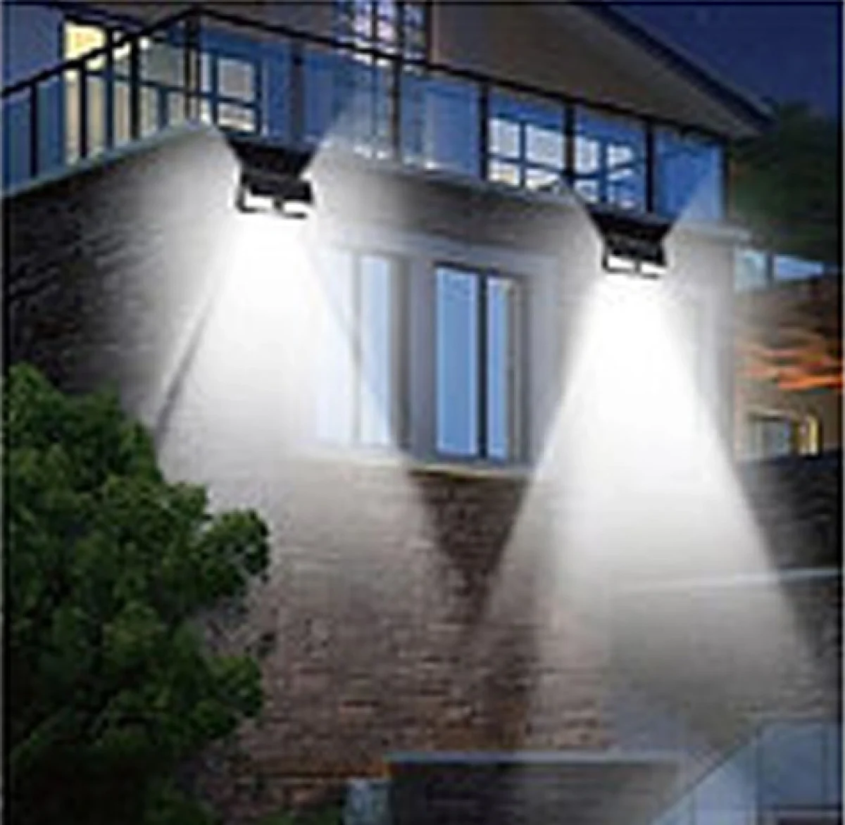 Αδιάβροχος Ηλιακός Προβολέας LED Φωτιστικό Δρόμου/Εξωτερικό Φως Mε 118 LED, Αισθητήρας κίνησης 270 °, 3 Λειτουργίες Φωτισμού 1200LM Led Solar Energy Panel IP65 AT79348