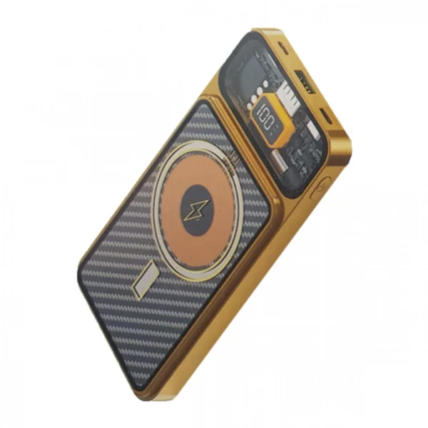 Διάφανο Powerbank Μπαταρία 20000mAh Ασύρματης Φόρτισης με 2 Θύρες USB 22.w Fast Charging Y163