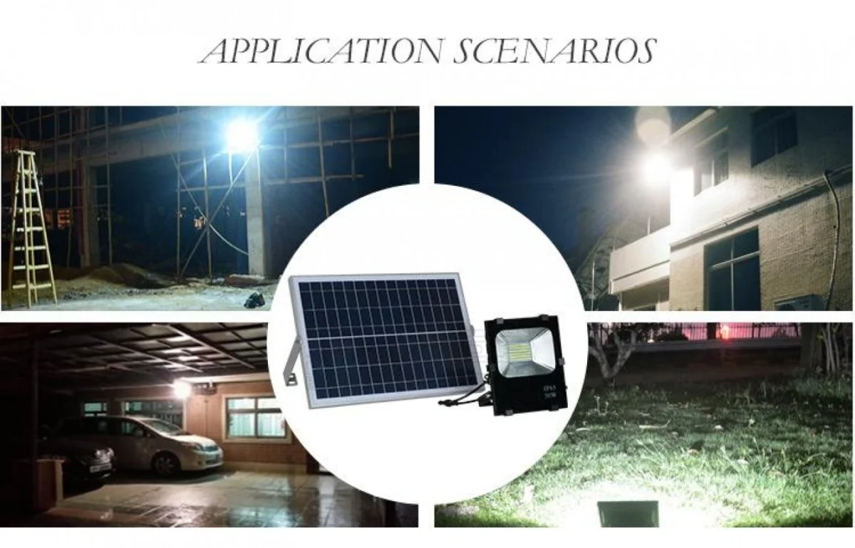 Στεγανός Ηλιακός LED Προβολέας IP67 Εξωτερικού Χώρου 300W FOYU FO-T8300