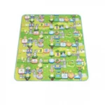 Παιδικό Μαλακό Ισοθερμικό Χαλάκι Δραστηριοτήτων Μπέζ 150x180x0.8εκ Διπλής Όψης Playmat