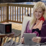 Μίνι Τζάκι Αερόθερμο 500Watt με Εφέ Φλόγας - Σόμπα Πρίζας με Θερμοστάτη, Χρονοδιακόπτη, LED Οθόνη & Τηλεχειριστήριο - Flame Heater ΟΕΜ