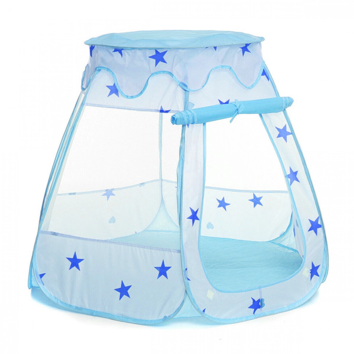 Pop-Up Γαλάζια Εξάγωνη Παιδική Σκηνή με Αστέρια 120x120x90 cm Pop-Up Γαλάζια Εξάγωνη Παιδική Σκηνή με Αστέρια 120x120x90 cm