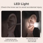 Επαναφορτιζόμενη Συσκευή Καθαρισμού Αυτιών για Ανώδυνη και Ασφαλή Αφαίρεση του Κεριού