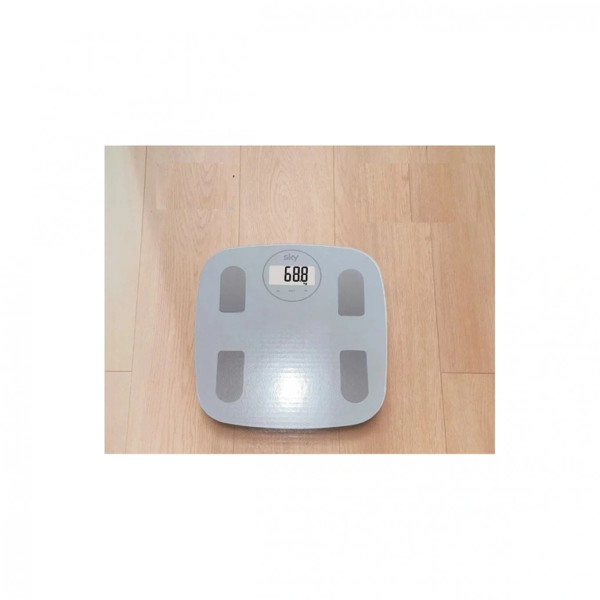 Ψηφιακή Γυάλινη Λευκή Ζυγαριά με Λιπομέτρηση Sky EF872H