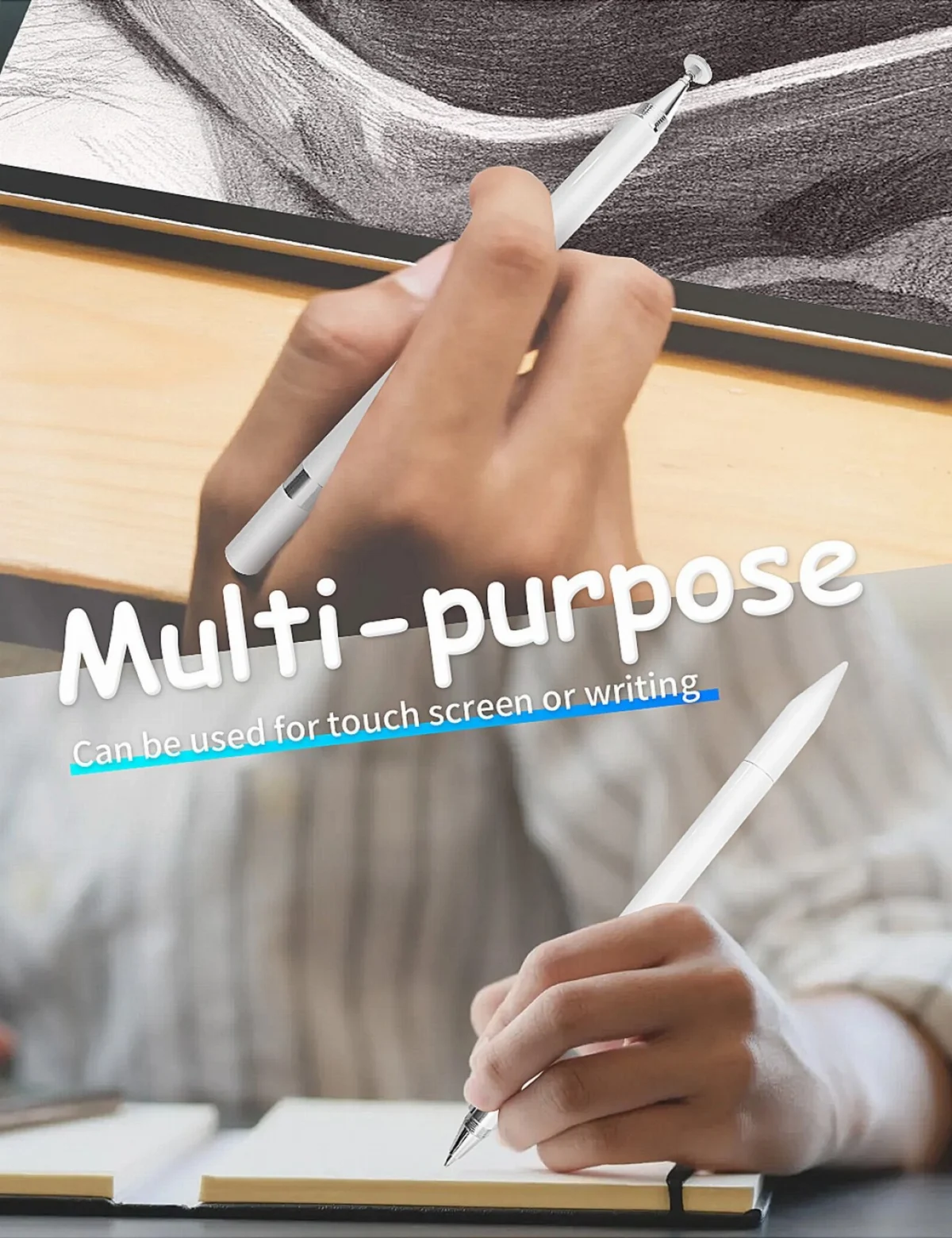 Έξυπνο Stylus Μαγνητική Ψηφιακή Γραφίδα - Στυλό 2 σε 1 για Κινητά, iPad, Tablet & Χρήση σε Χαρτί