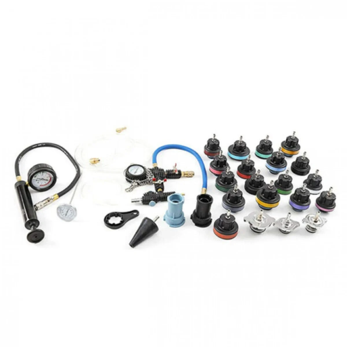 Φλόγιστρο Αερίου GEKO με Μπουρού, 3 Ακροφύσια 25/35/50mm & Βαλβίδα Ελέγχου Ροής