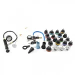 Φλόγιστρο Αερίου GEKO με Μπουρού, 3 Ακροφύσια 25/35/50mm & Βαλβίδα Ελέγχου Ροής