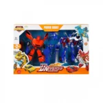 Σετ 2 τμχ Φιγούρες Robot που Μετατρέπονται σε Aυτοκίνητο και Δεινόσαυρο 41x38 cm