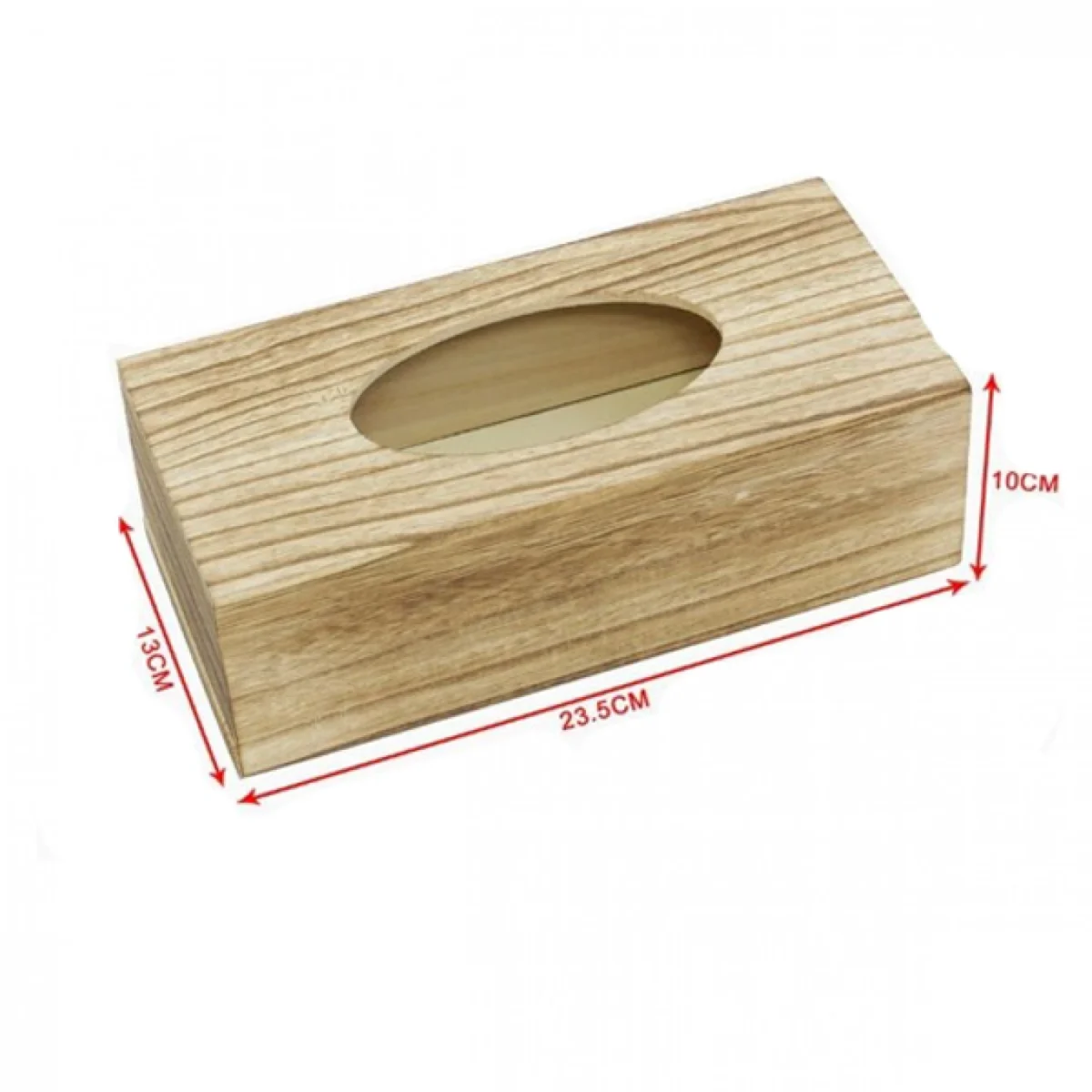 Ξύλινη Θήκη Για Χαρτομάντηλα 10x23.5x13 εκ